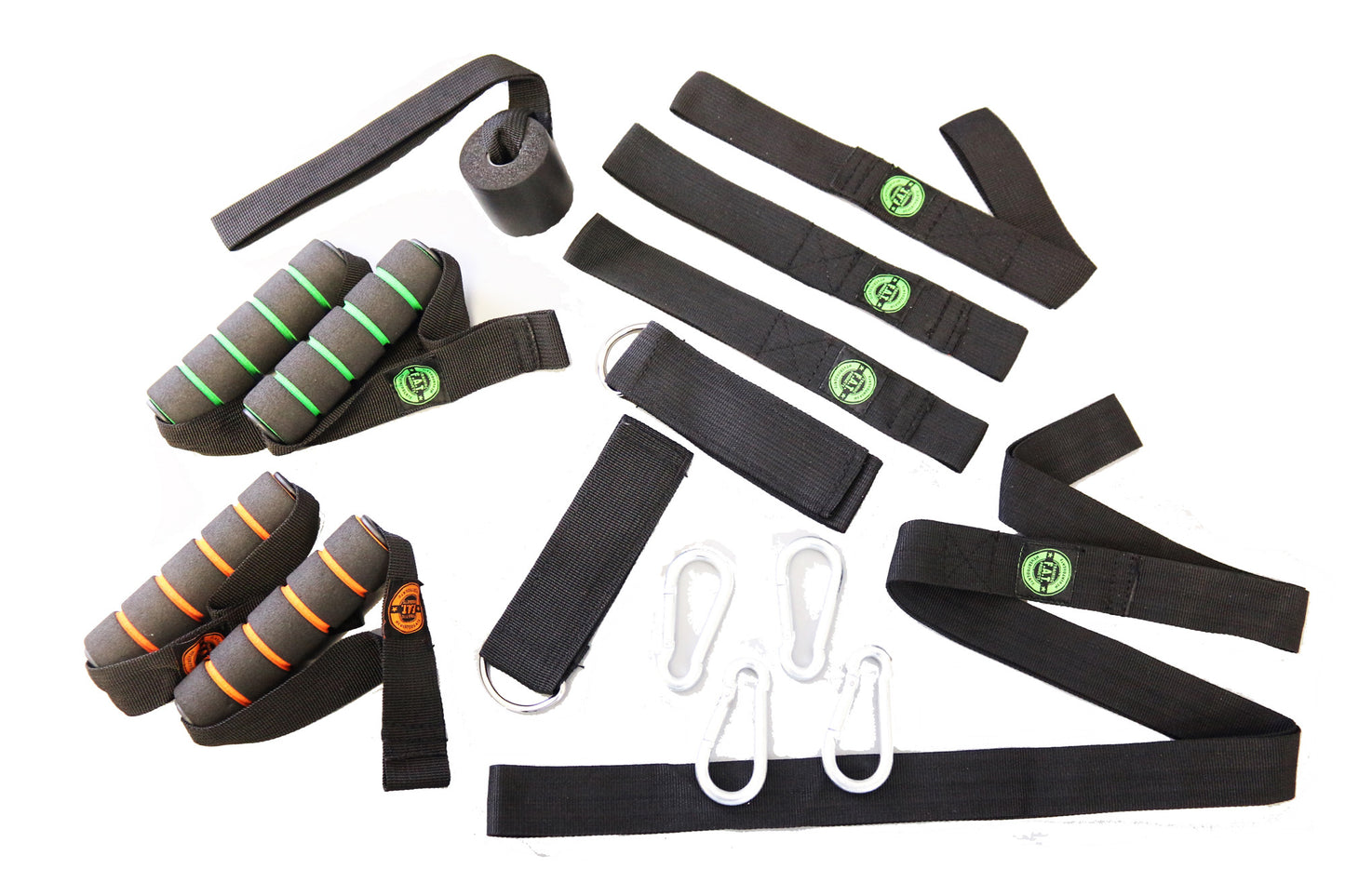 Resistance Bands | Exercise Bands Set - 7 SNAP PROOF Fitness Bands with Handles | Equipment Kit Great For Arms | Workout Legs and Butt