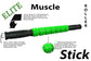 Muscle Roller Stick | Massage Roller Stick | Lymphatic Massager Roller For Muscles - Aids in Body Recovery, Stretching, and Warmup - 6 Colors Available